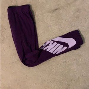 Purple Nike leggings